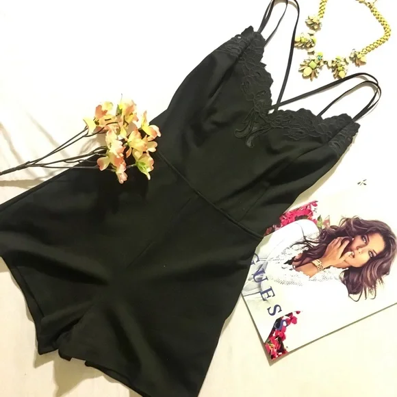 π»GUESS?π» Backless Romper - Picture 1 of 8